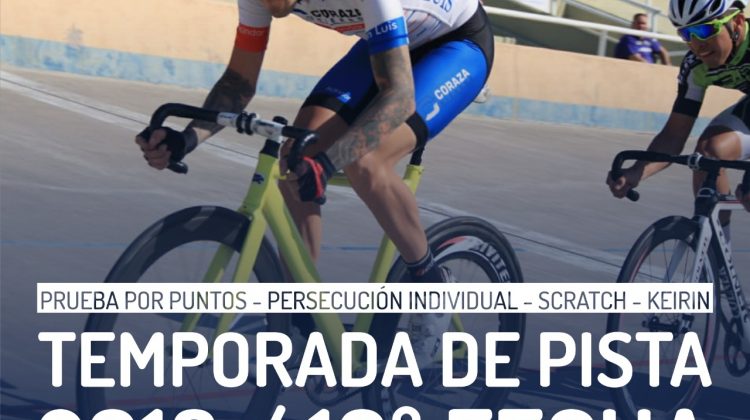 La décima fecha del ciclismo de pista se correrá en el Velódromo Provincial