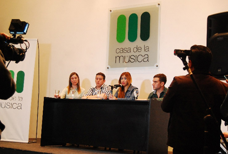 La conferencia de prensa se realizó en el Complejo "Molino Fénix".