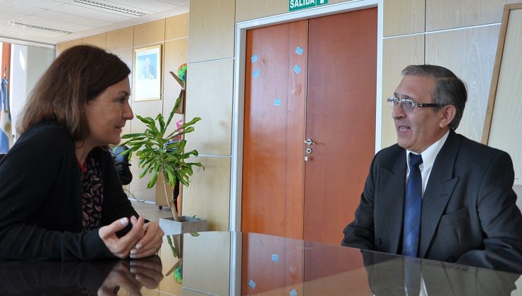 La ministra de Educación se reunió con el Maestro Ilustre de San Luis