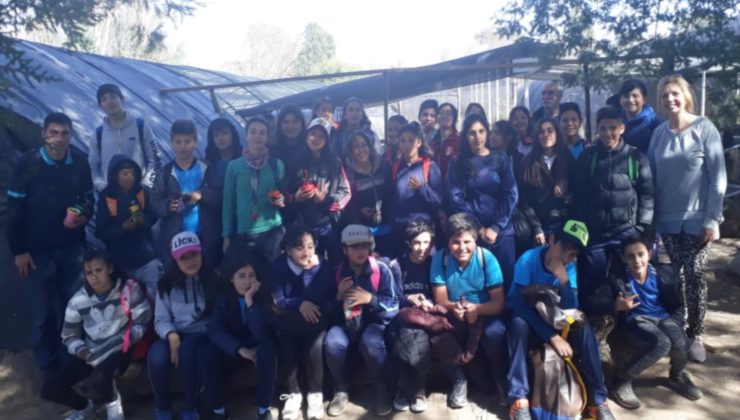 Alumnos del Centro Educativo “Madre Teresa de Calcuta” e Instituto “Causay” visitaron el vivero provincial