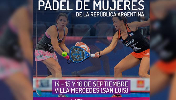 Se jugará el primer Abierto Nacional de Pádel de Mujeres