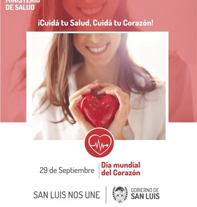 Actividades para este sábado, Día Mundial del Corazón