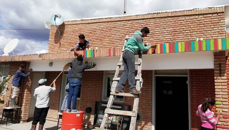 El Gobierno realizó arreglos en la Escuela “Granadero Dionisio Morán” de Los Chañares