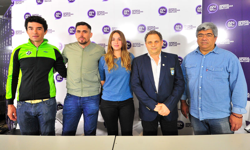 Richeze, Guevara, Ramírez, Lanzi y Carabias dieron detalles del Campeonato Argentino de Pista "San Luis 2018".