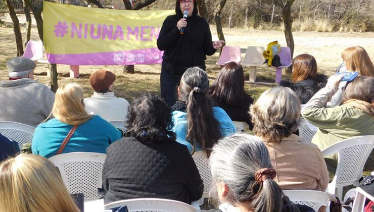 Intensa actividad de la Secretaría de la Mujer en el departamento San Martín