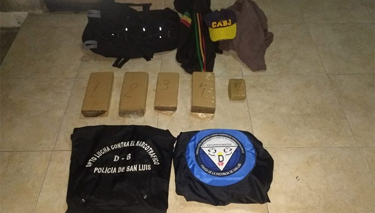 La Policía provincial desbarató una banda narco e incautó un millonario cargamento de drogas