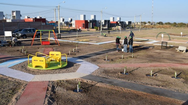 Una nueva plaza integrará a los vecinos del barrio “Mirador del Portezuelo”