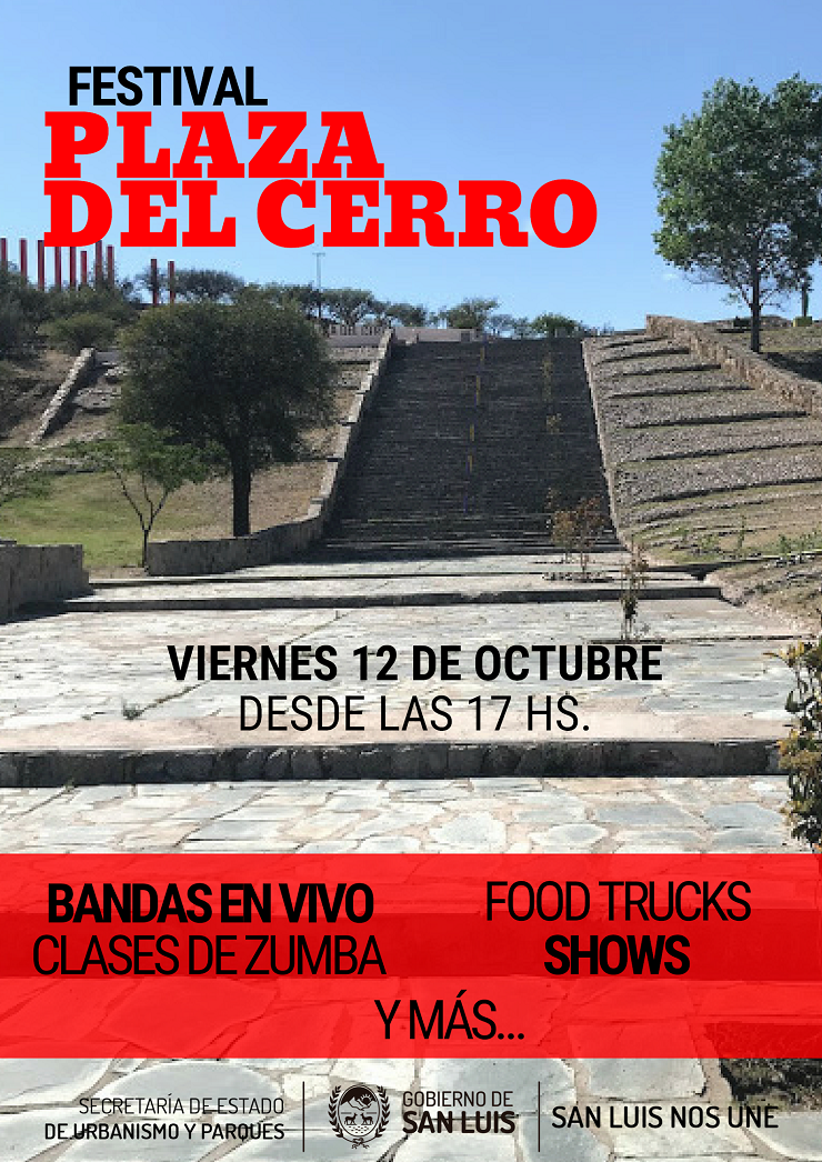 Se viene el Festival Plaza del Cerro.