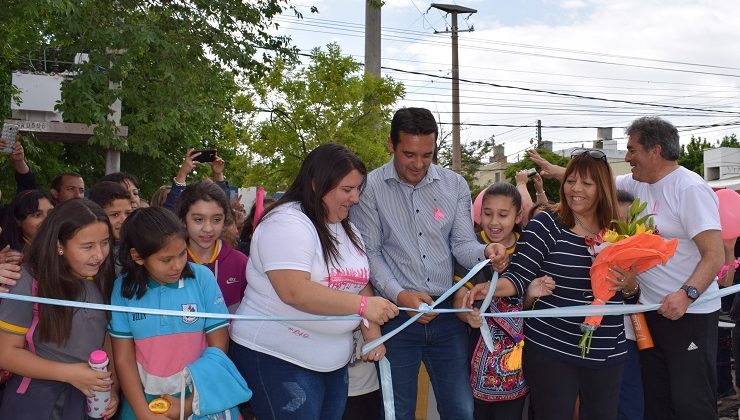 Sueño cumplido: el Gobierno inauguró otra plaza barrial