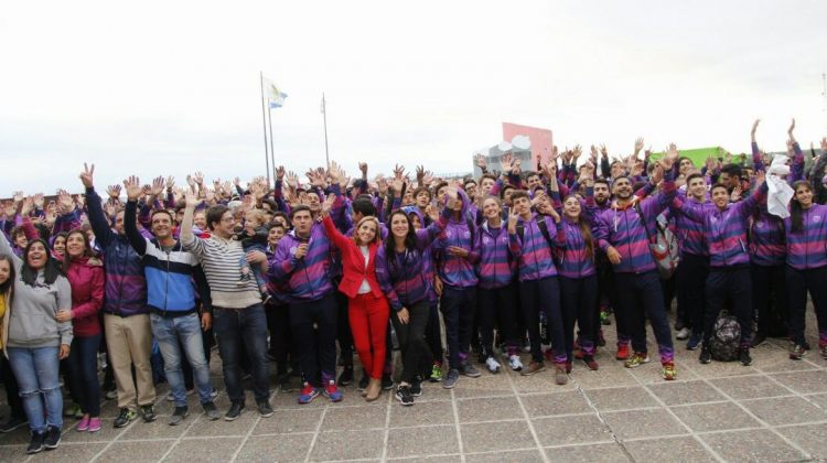 La delegación puntana partió rumbo a Mar del Plata