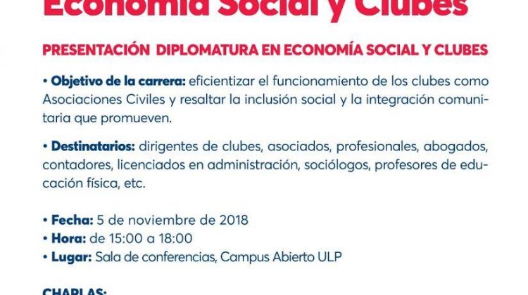 Jornada de Economía Social y Clubes en la ULP