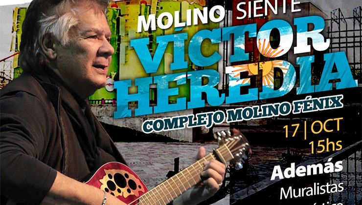 Víctor Heredia invitó a todos los jóvenes de San Luis al “Molino Siente”