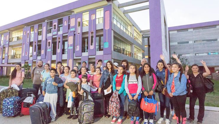 Alumnos del interior puntano visitan Buenos Aires