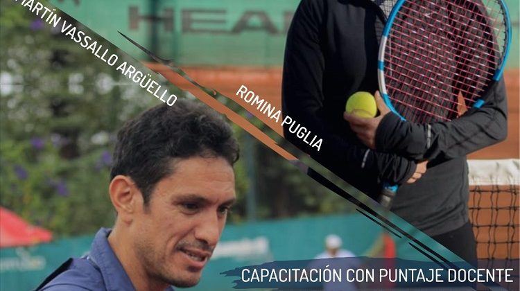 Martín Vassallo Argüello dictará una clínica de tenis en distintos puntos de la provincia