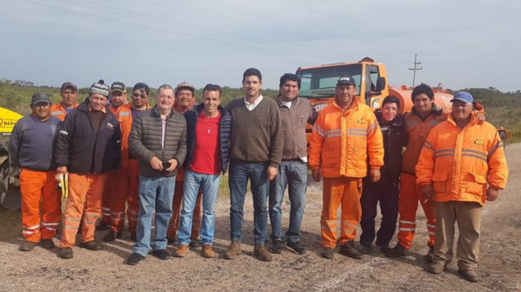 Bacheo profundo en la Ruta Provincial Nº 12