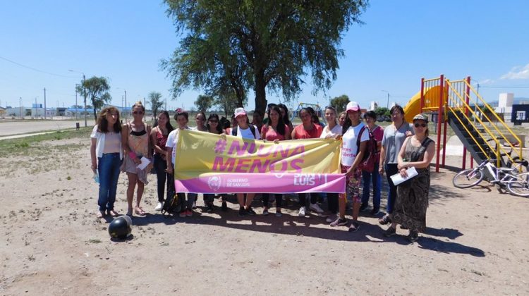 Concientización sobre violencia en el barrio Serranías Puntanas de la ciudad de San Luis