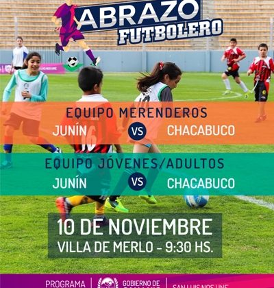 El “Abrazo Futbolero” llega al interior provincial