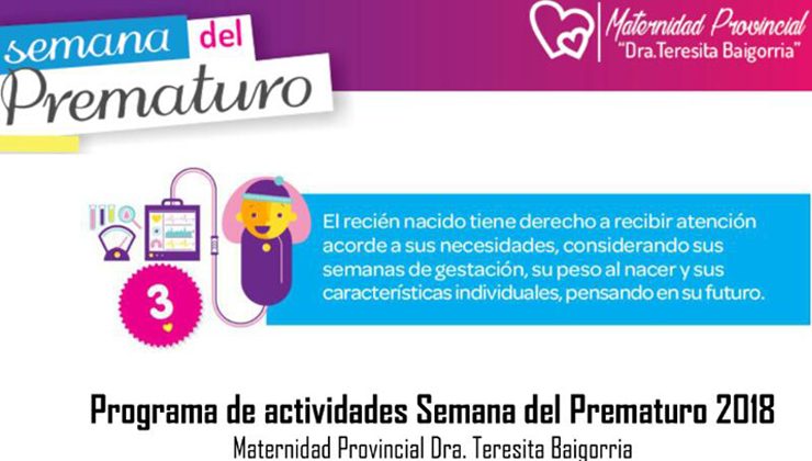 Actividades por la Semana del Prematuro