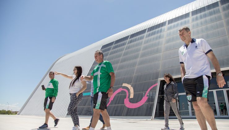 El nuevo cuerpo técnico de Estudiantes visitó el Campus