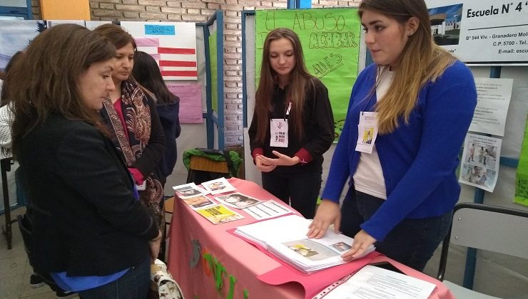 Escuelas de San Luis expusieron sobre la prevención de la violencia contra las mujeres