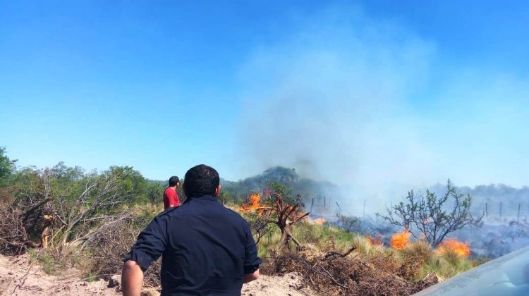 Detuvieron a un hombre por realizar una quema no autorizada