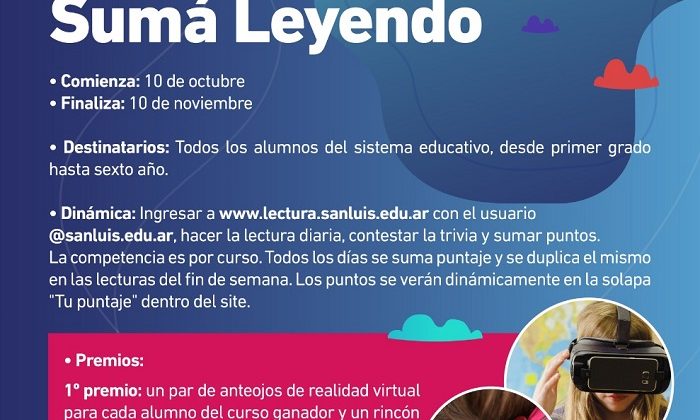 Se cierra el concurso “Sumá Leyendo”