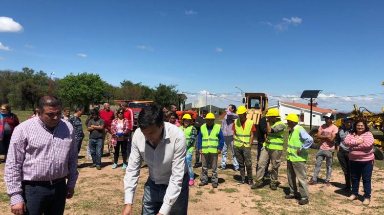 Ya comenzó a concretarse el espacio de recreación para Villa Larca