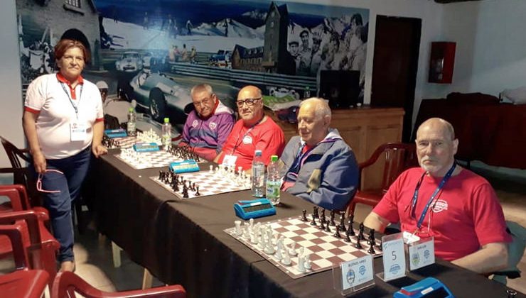 Los abuelos de San Luis participaron de los Juegos Nacionales Evita de Ajedrez