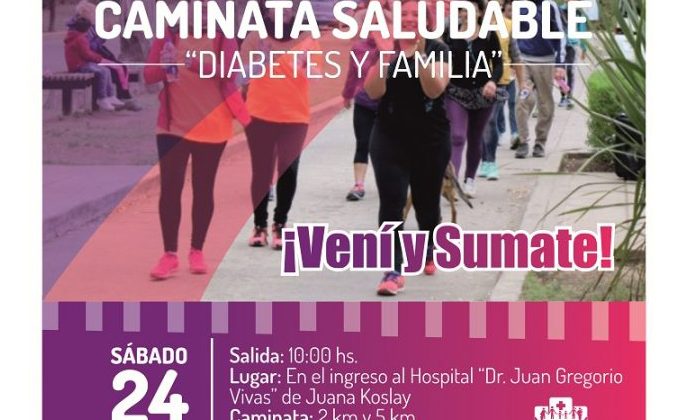 Caminata saludable por el Día Mundial de la Diabetes