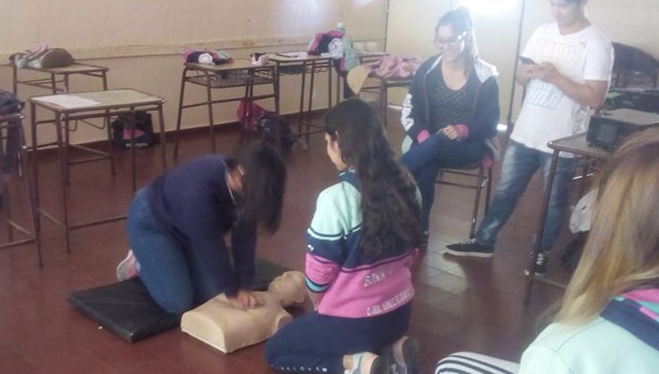 Capacitaron a alumnos del Colegio Nº 7 “General Manuel Belgrano” de San Luis