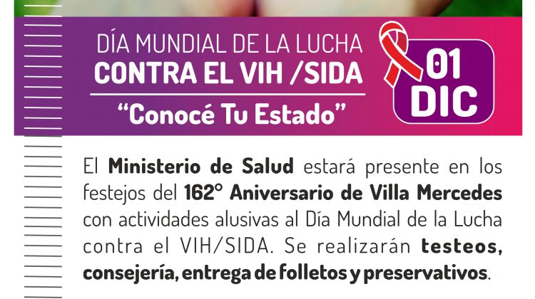 Actividades por el Día Mundial de la Lucha contra el Sida