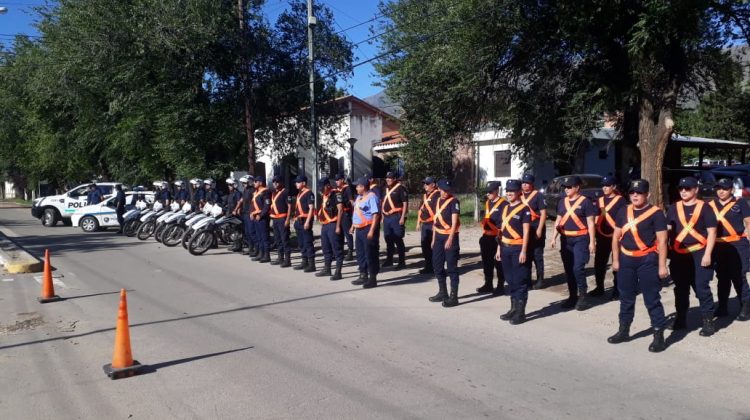 Operativo de seguridad y prevención en diferentes puntos de la provincia