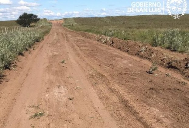 Repararon el tramo de la ruta que une Martín de Loyola con Los Overos