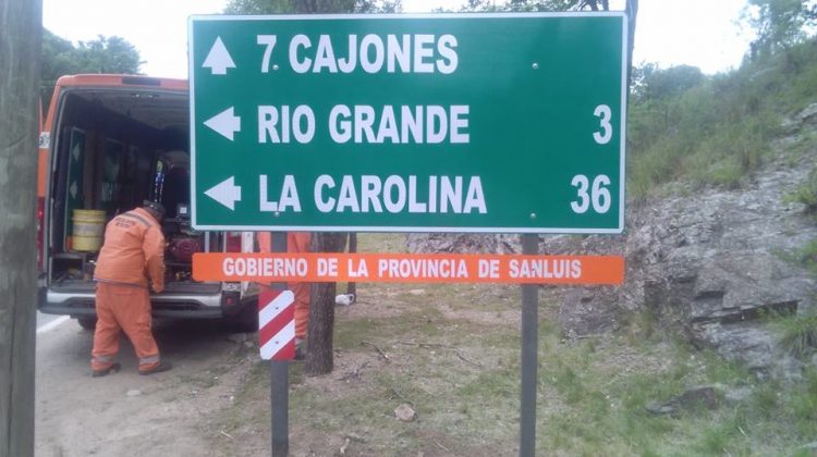 Sumaron 15 nuevos carteles en las rutas provinciales N° 9 y N° 20