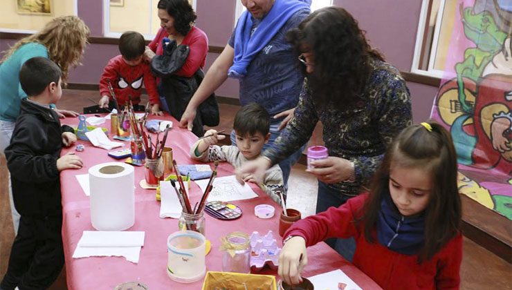 Cierre de talleres culturales en el “Puente Blanco”