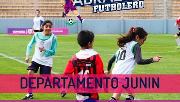 El “Abrazo Futbolero” pasará por el departamento Junín