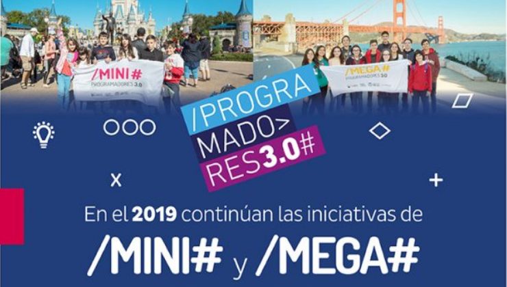 Con 4 viajes como premio, continúan las iniciativas de los Mini y Mega Programadores