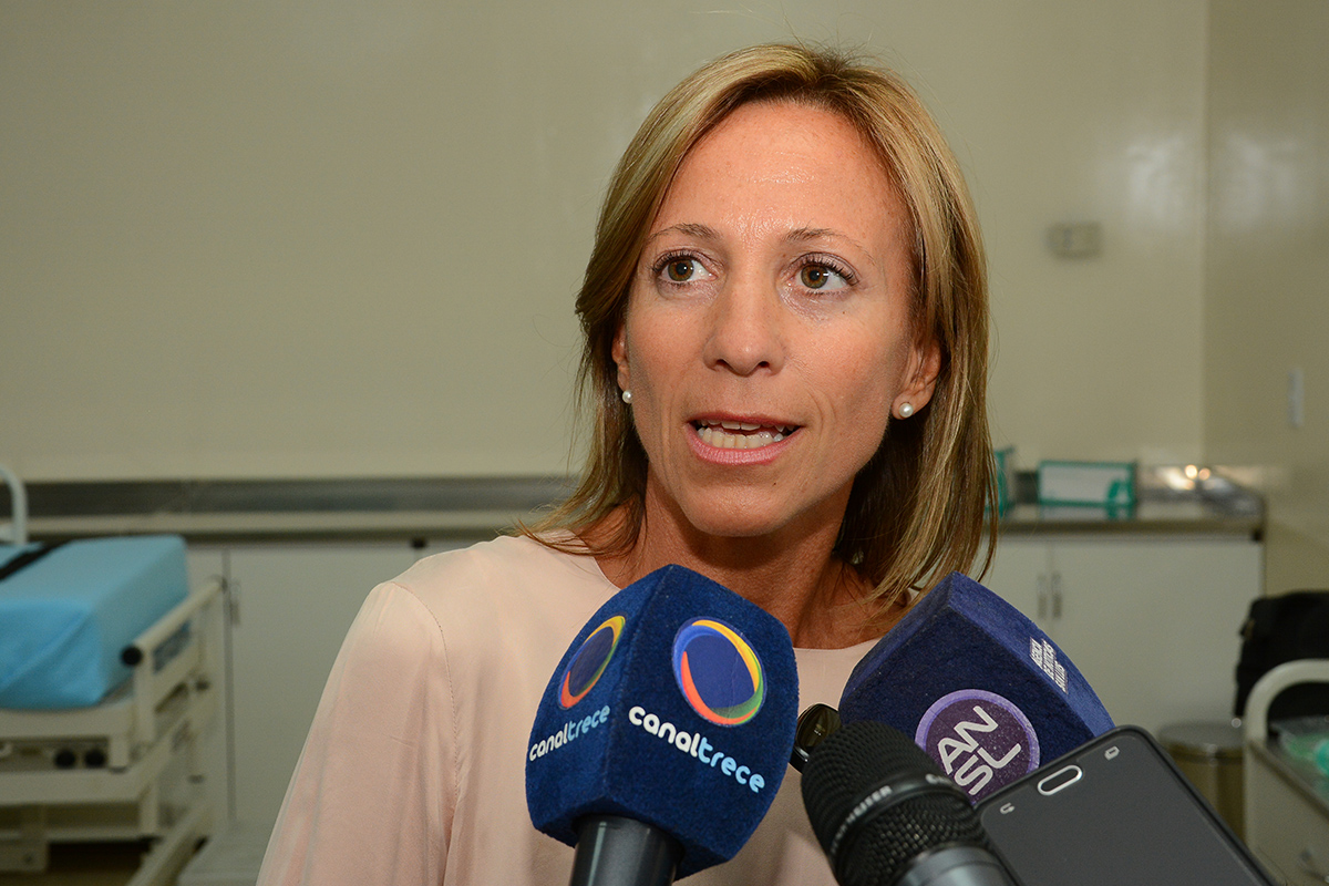 “La sala de rayos X de este hospital va a ser la mejor de la provincia”, indicó la ministra Silvia Sosa Araujo.