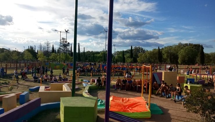 El Parque de las Naciones fue sede del 1° Encuentro de Calistenia