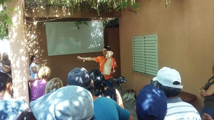 San Luis Solidario: 400 vecinos de Concarán se capacitaron en primeros auxilios y RCP