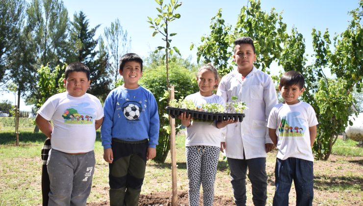 El Ministerio de Producción capacitó sobre huertas ecológicas a 115 escuelas