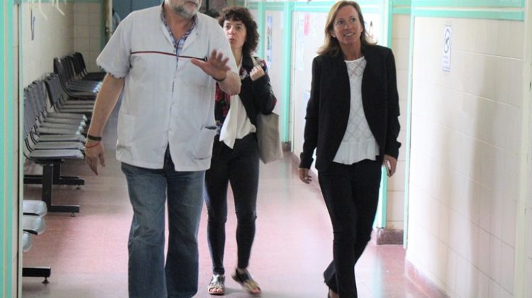 La ministra Sosa Araujo recorrió el Hospital Escuela de Salud Mental