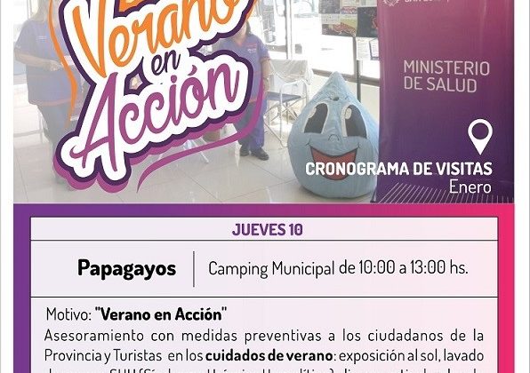 La campaña “Verano en acción” continúa en el norte de la provincia