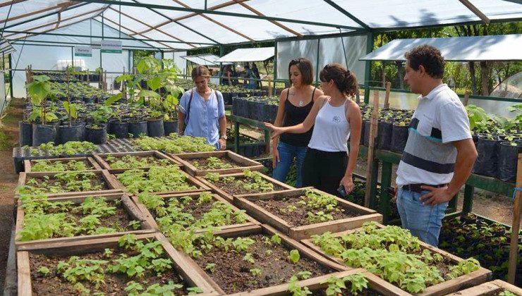 La secretaria de Medio Ambiente recorrió el vivero provincial