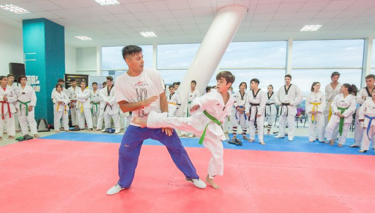Los entrenadores de la Selección Argentina de taekwondo iniciaron los entrenamientos en el Campus