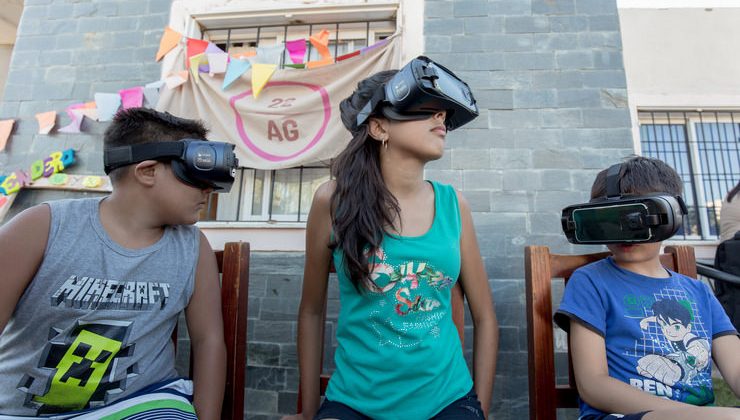 Los niños del merendero “Un Rayo de Luz” conocieron las propuestas de la ULP