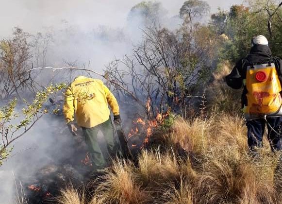 Apagaron un incendio en El Suyuque