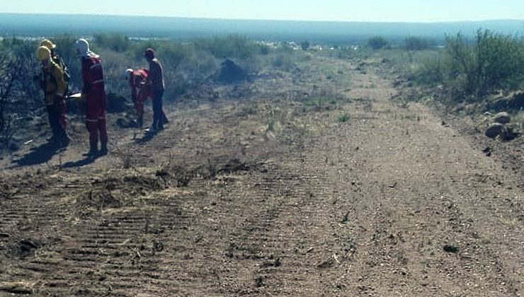 Apagaron un incendio en la Ciudad de La Punta