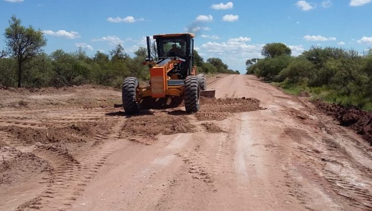 Realizan obras sobre la ruta provincial Nº 26