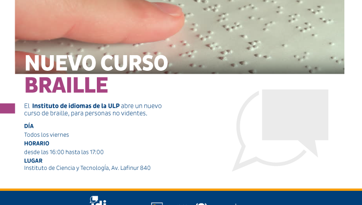 Curso de braille para personas no videntes